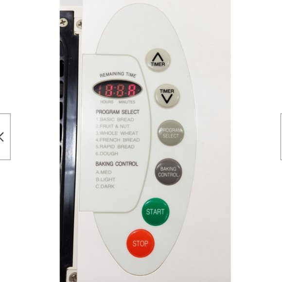 BREADMAN Breadmaker Control Panel Replacement Part 5597E1M - Picture 2 of 12